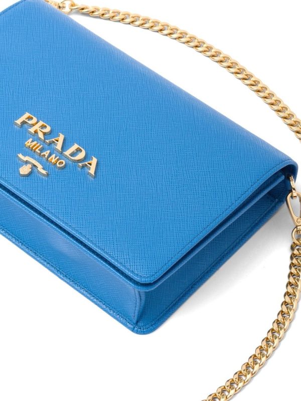 Prada logo plaque crossbody bag - Image 5
