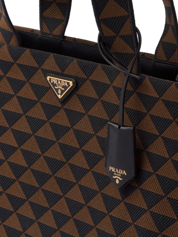Prada çarge Symbole geometric-print tote - Image 5