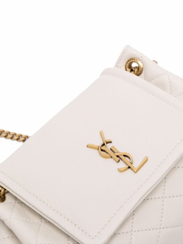 Saint Laurent diamond-quilted YSL crossbody bag - Image 5