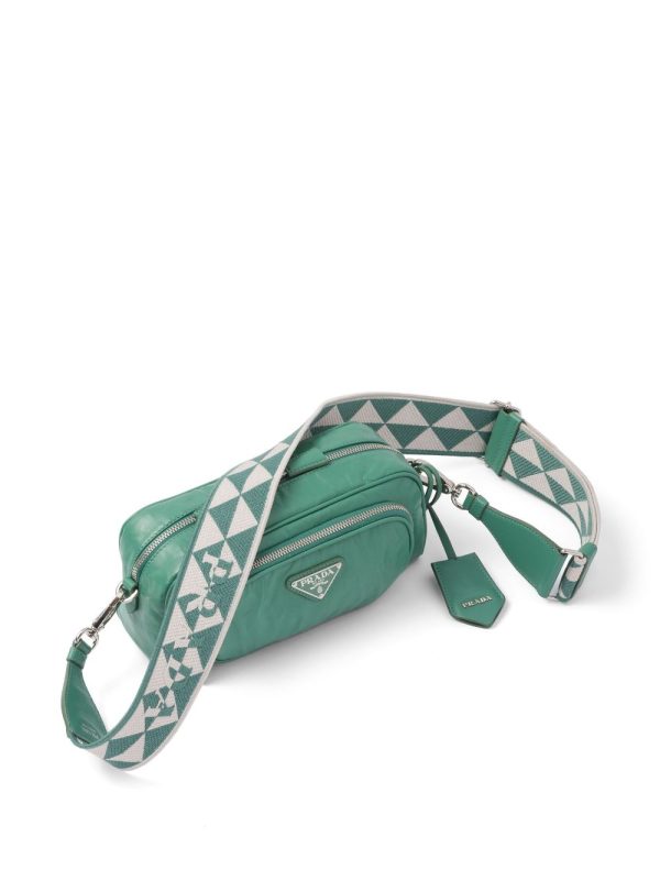 Prada logo-plaque shoulder bag - Image 5