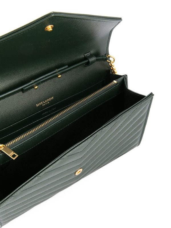 Saint Laurent monogram chain clutch - Image 5