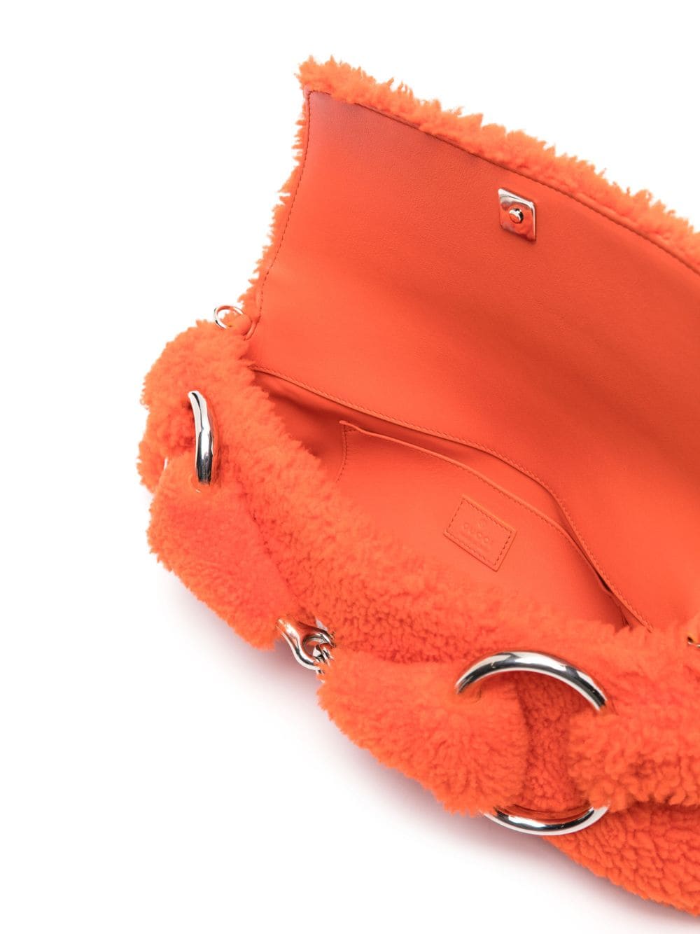 Gucci medium Horsebit shearling shoulder bag - Image 5
