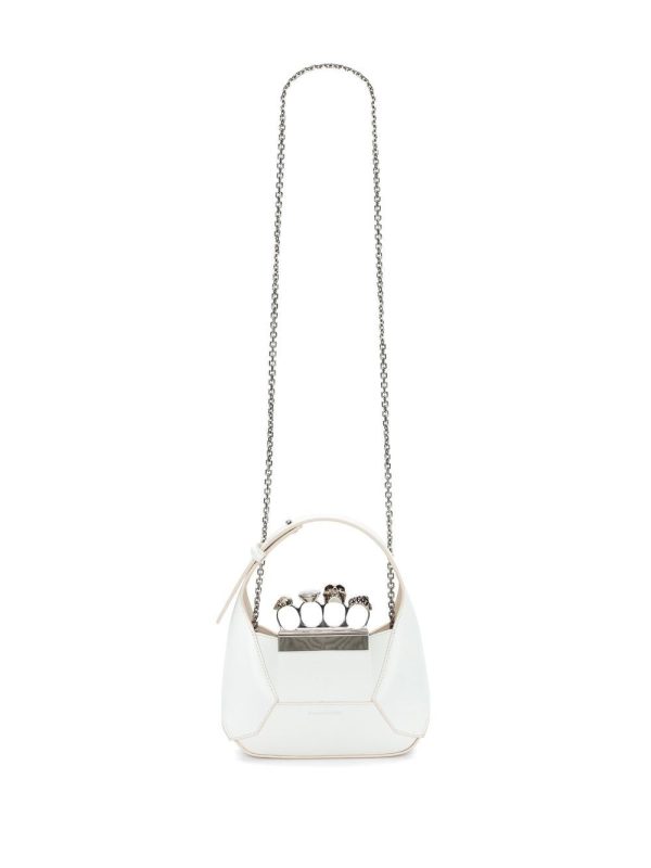 Alexander McQueen Jewelled Hobo leather mini bag - Image 2