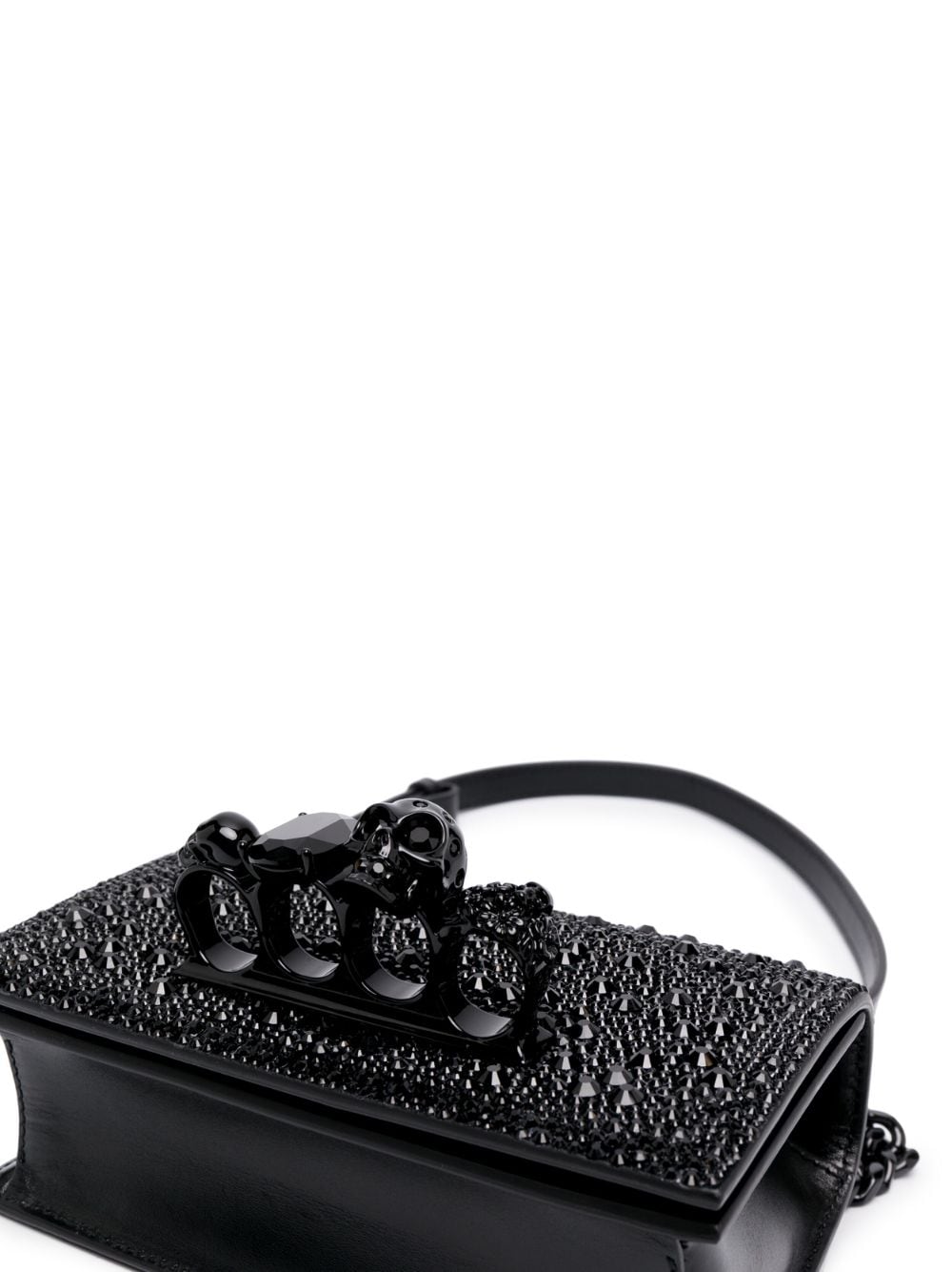 Alexander McQueen mini The Biker Jewelled crossbody bag - Image 5