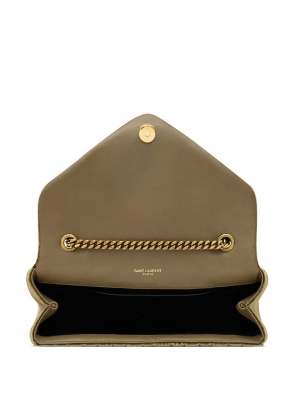 Saint Laurent small Envelope velvet shoulder bag - Image 6