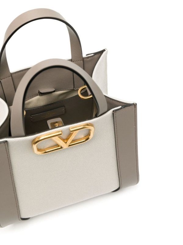 Valentino Garavani small VLogo canvas tote bag - Image 6