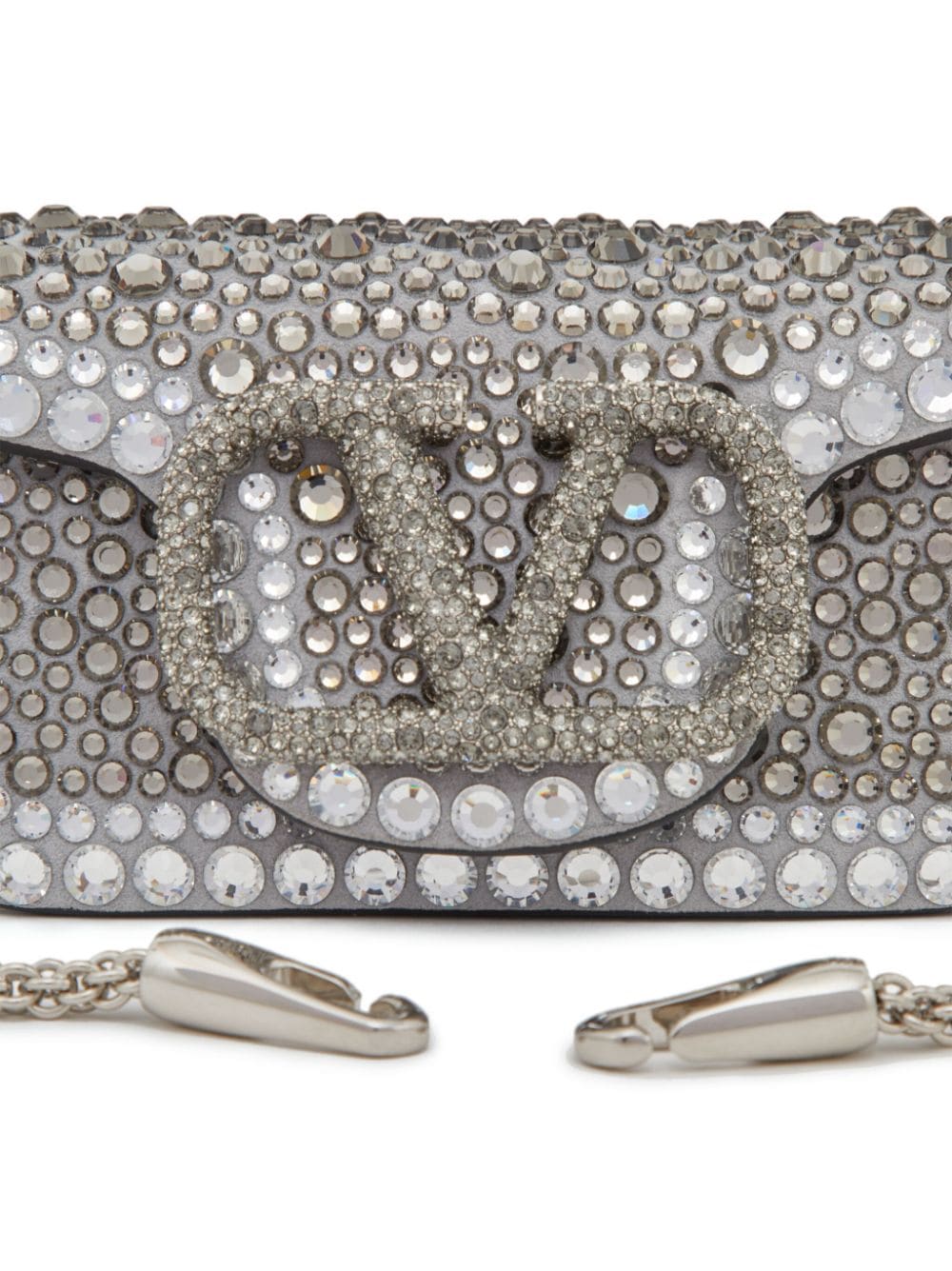 Valentino Garavani micro Locò rhinestone-embellished chain bag - Image 6