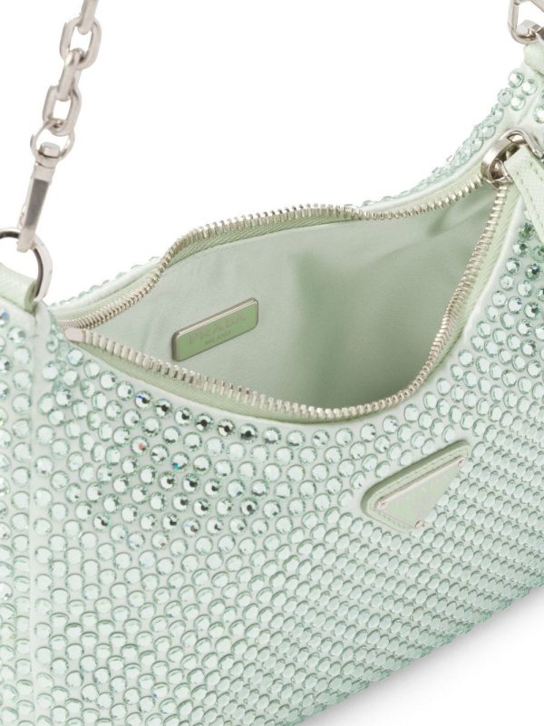 Prada Re-Edition 2005 crystal-embellished shoulder bag - Image 6