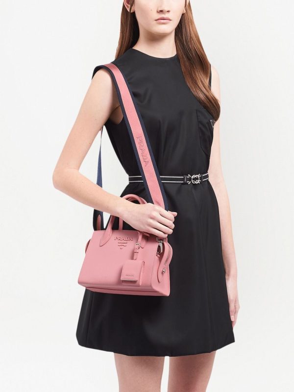 Prada logo-plaque tote bag - Image 6