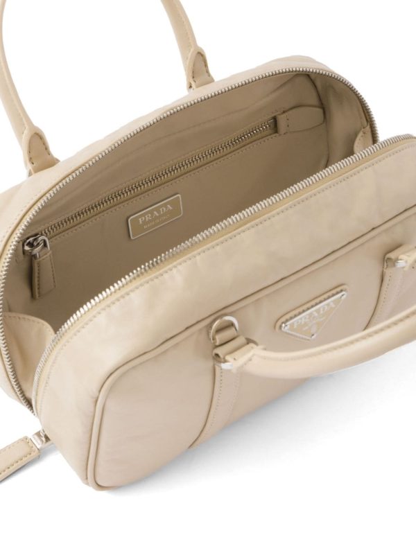 Prada Small antique nappa leather top handle bag - Image 6