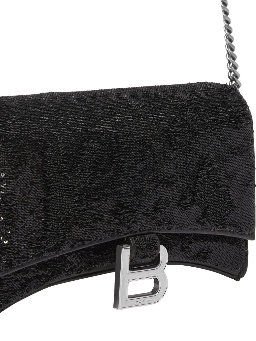 Balenciaga Hourglass sequin-detail chain wallet - Image 6
