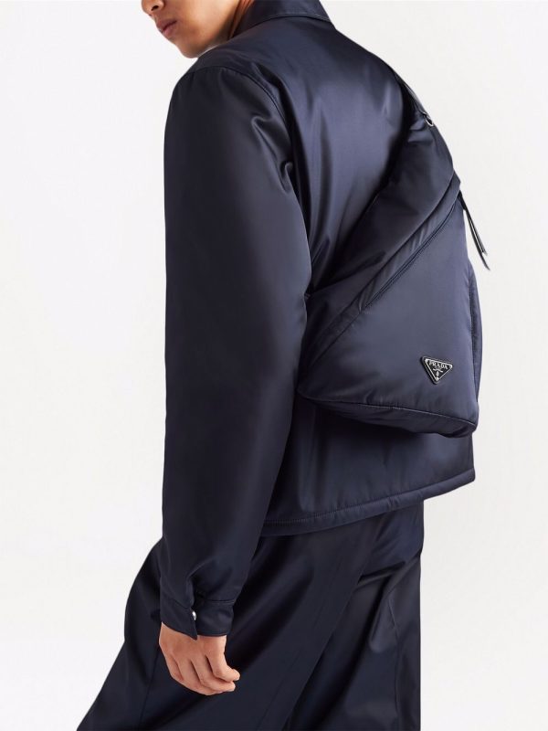 Prada Re-Nylon logo-plaque backpack - Image 6