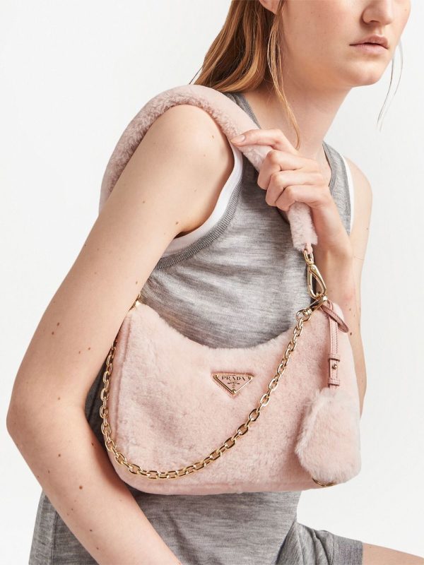 Prada Re-Edition shearling mini bag - Image 6