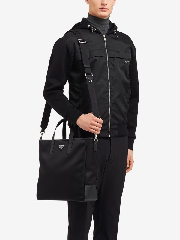 Prada Re-Nylon logo tote bag - Image 6