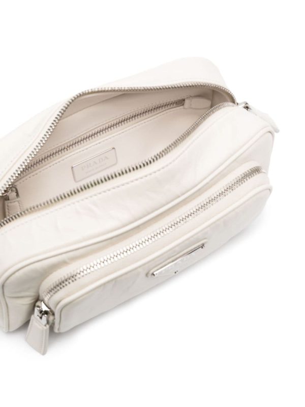 Prada logo-plaque leather shoulder bag - Image 6