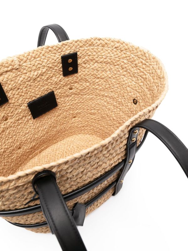 Saint Laurent Panier woven tote bag - Image 6
