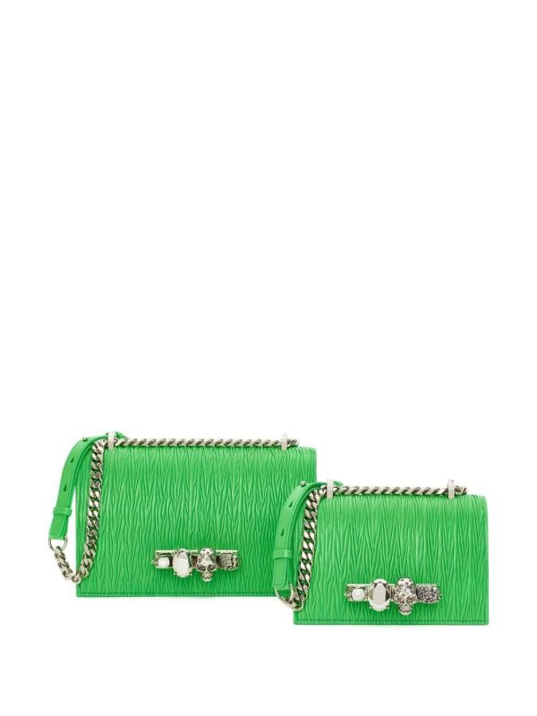 Alexander McQueen jewelled lambskin satchel bag - Image 2