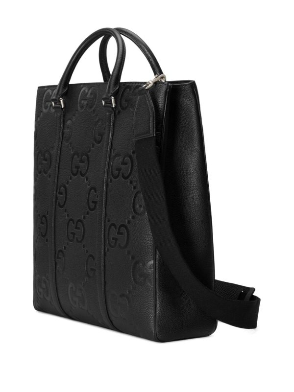 Gucci medium Jumbo GG leather tote bag - Image 6