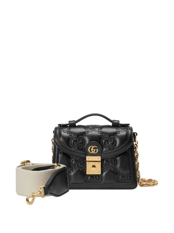 Gucci GG-debossed leather shoulder bag - Image 6