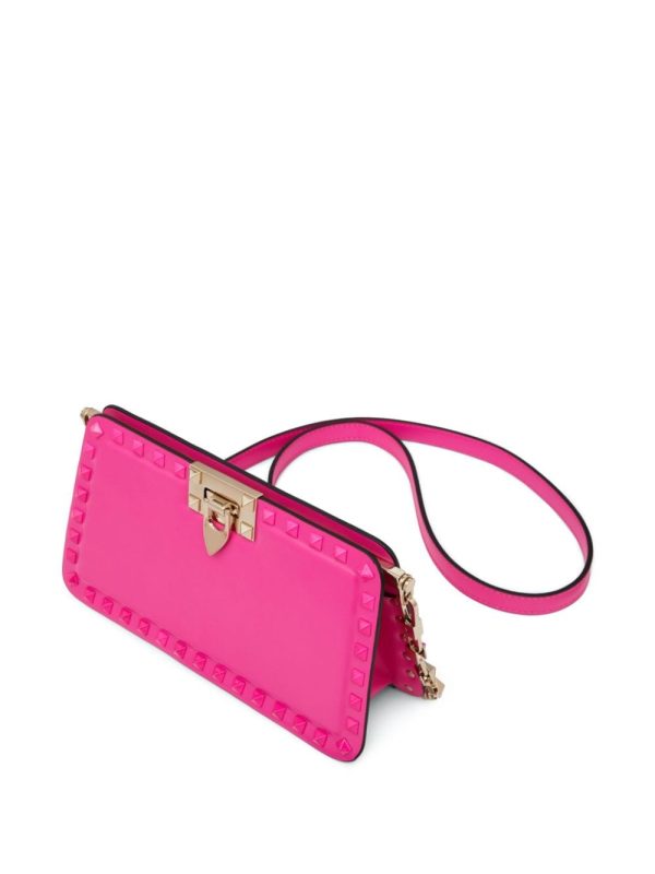 Valentino Garavani Rockstud leather clutch bag - Image 6