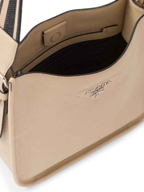 Prada triangle-logo hobo shoulder bag - Image 6