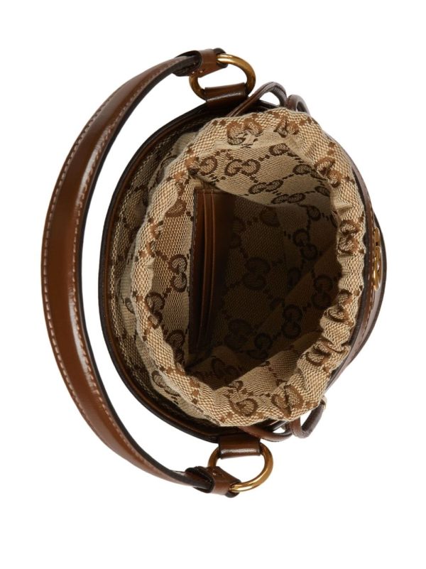 Gucci mini Ophidia leather bucket bag - Image 6