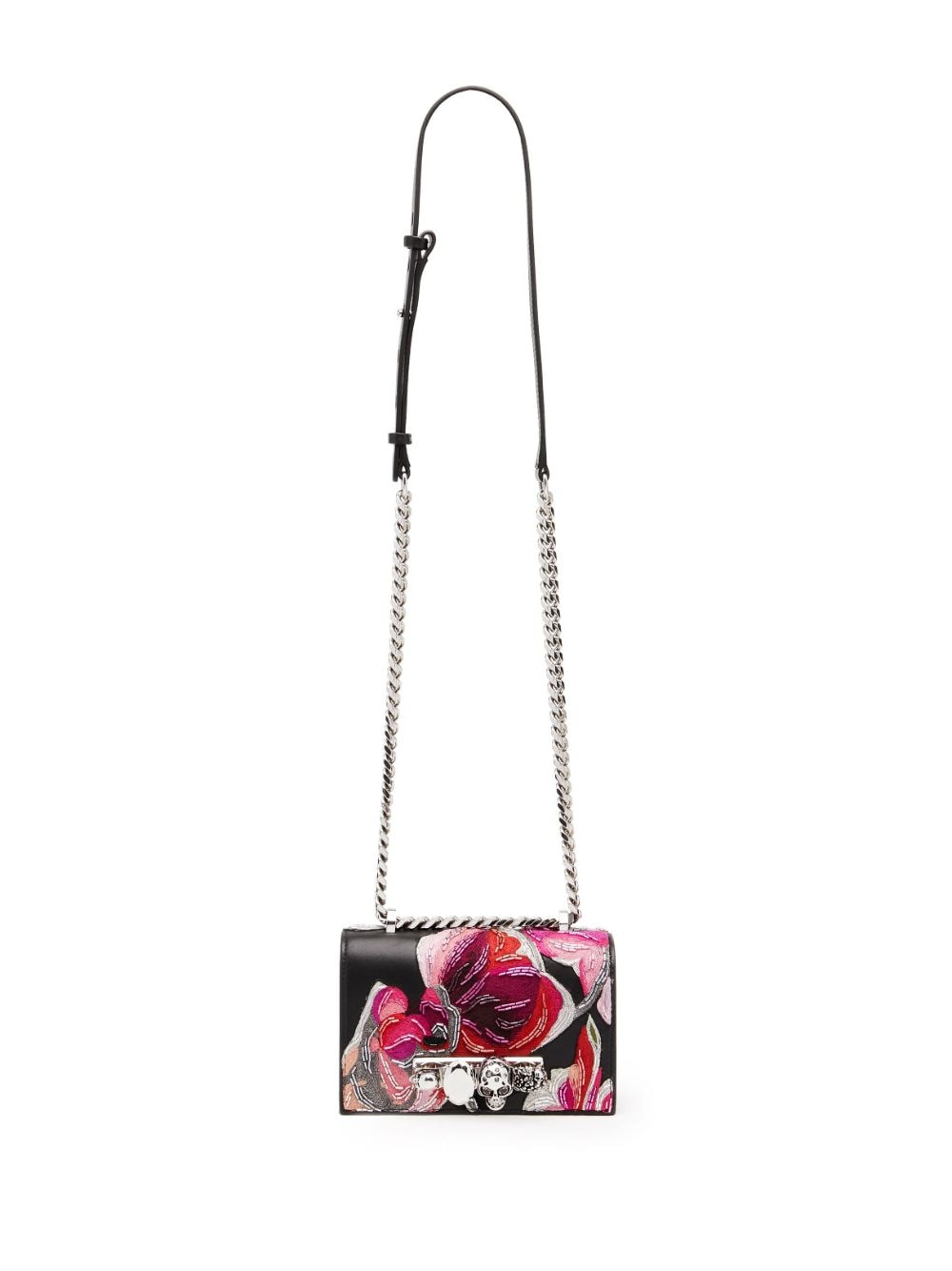 Alexander McQueen Mini Jewelled Solarised Orchid bag - Image 6