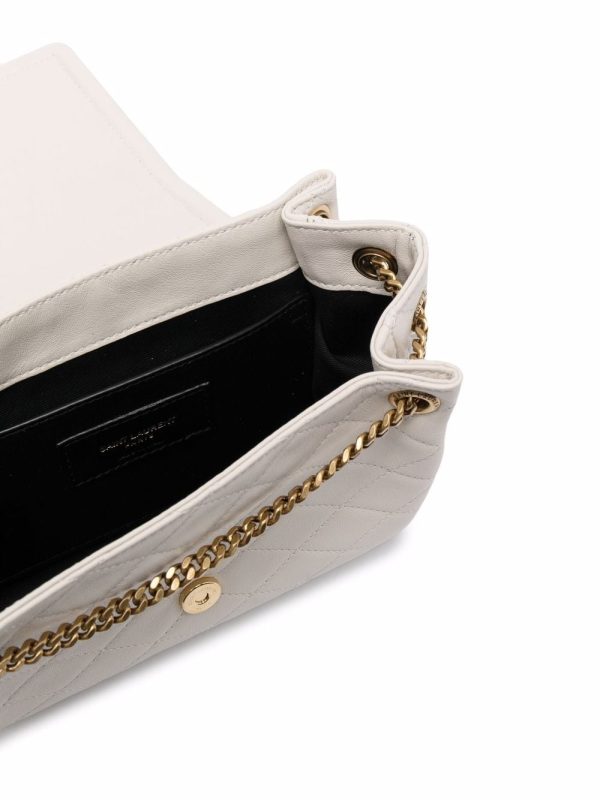 Saint Laurent diamond-quilted YSL crossbody bag - Image 6