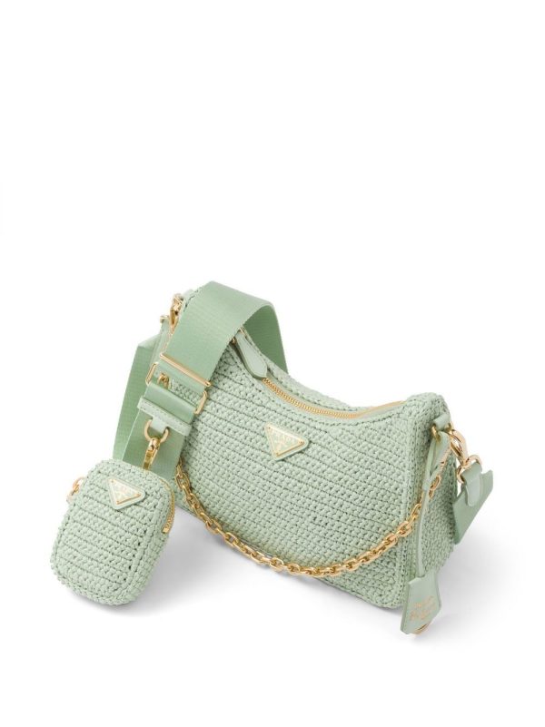 Prada Re-Edition 2005 crochet-knit shoulder bag - Image 6