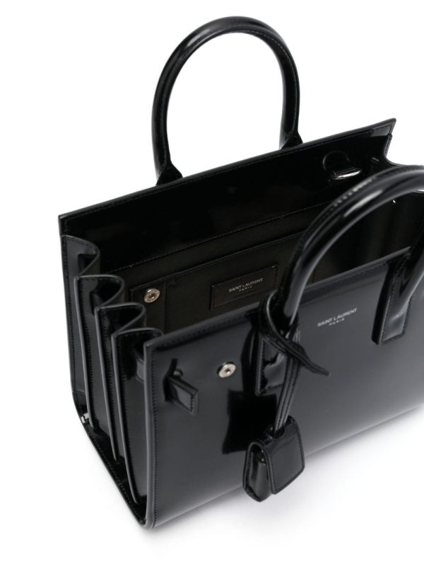 Saint Laurent Sac De Jour patent leather handbag - Image 6