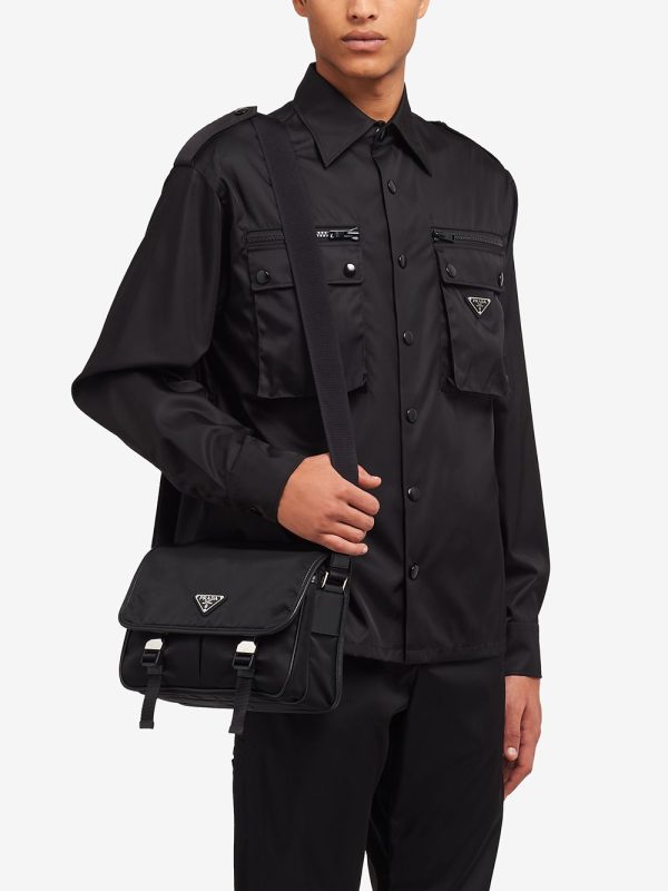 Prada small Re-Nylon and Saffiano leather shoulder bag - Image 6