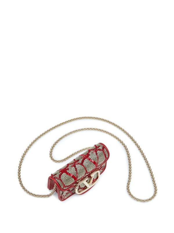 Valentino Garavani VLogo Signature bead-embellished mini bag - Image 6