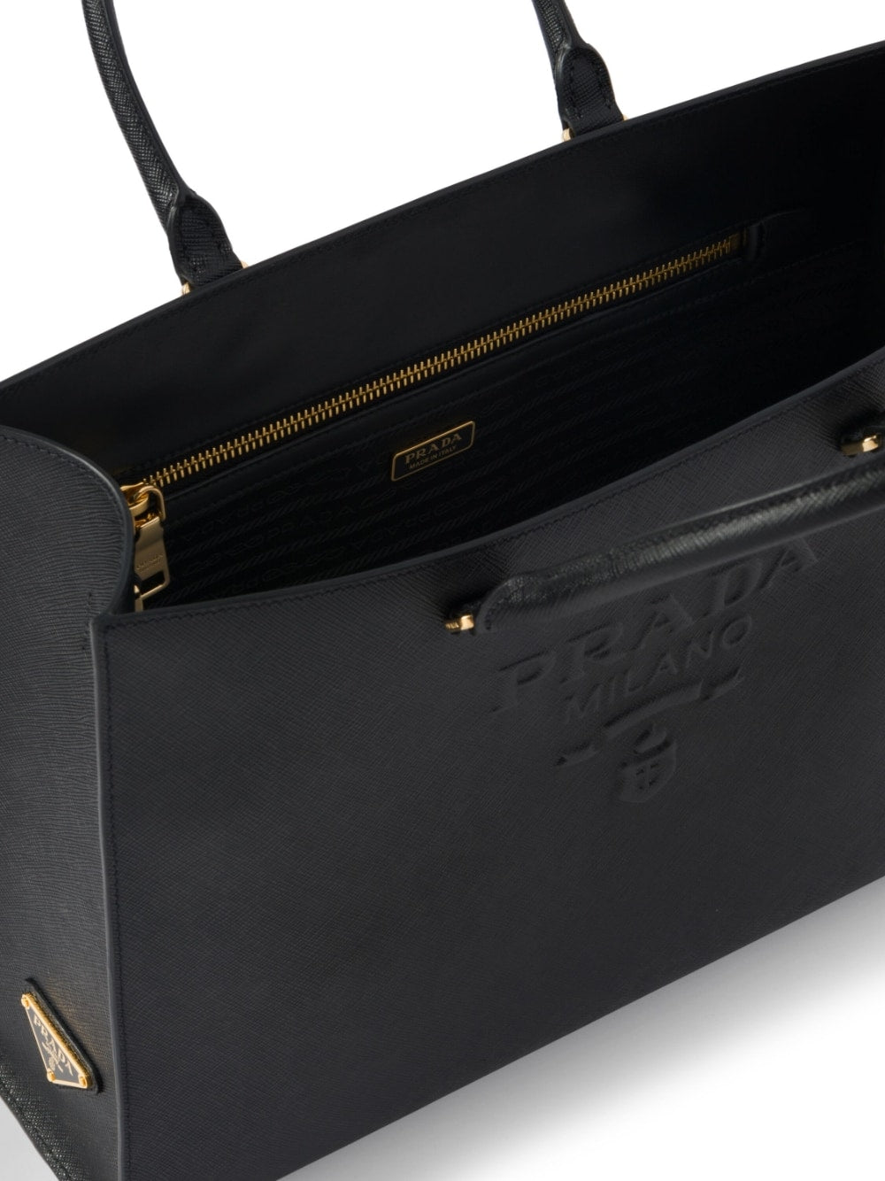 Prada medium saffiano leather tote bag - Image 6