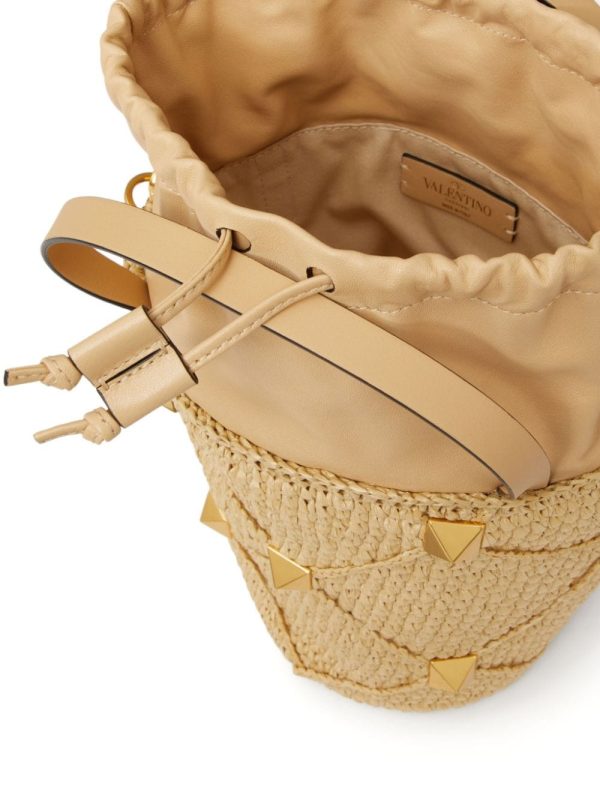 Valentino Garavani Roman Stud interwoven bucket bag - Image 7