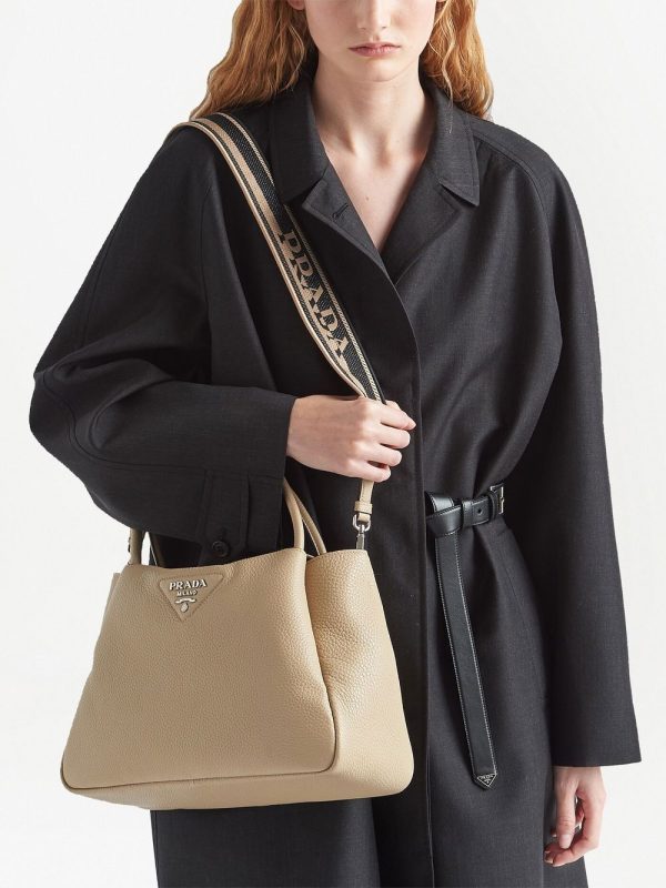 Prada logo-lettering top-handle bag - Image 6