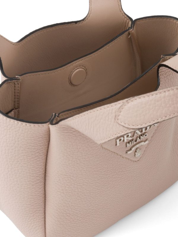 Prada logo-plaque tote bag - Image 6