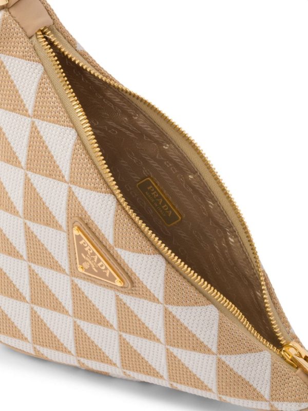 Prada embroidered jacquard mini bag - Image 6