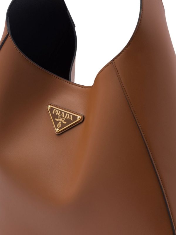 Prada leather shoulder bag - Image 6