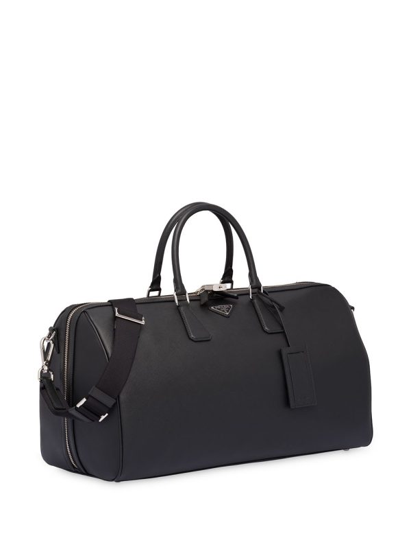 Prada Saffiano leather duffle bag - Image 6