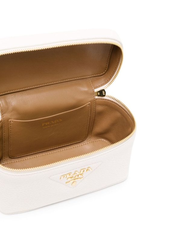 Prada logo-plaque leather mini bag - Image 6