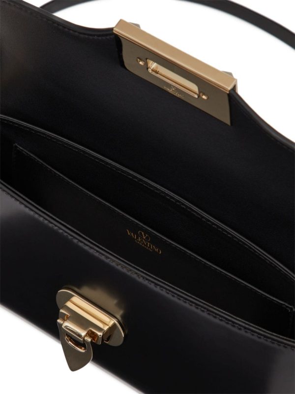 Valentino Garavani Rockstud brushed-leather shoulder bag - Image 6