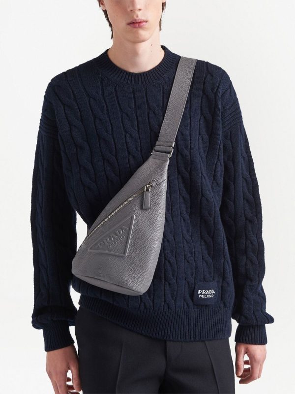 Prada Prada Cross leather crossbody bag - Image 6
