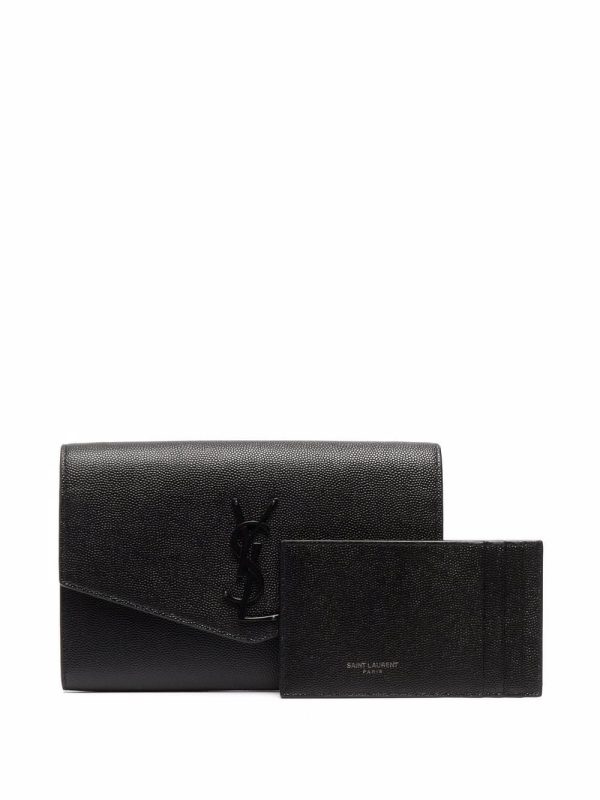 Saint Laurent envelope leather clutch bag - Image 6