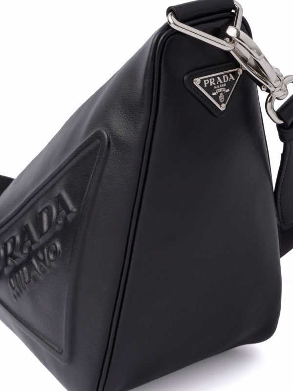 Prada logo plaque shoulder bag - Image 6