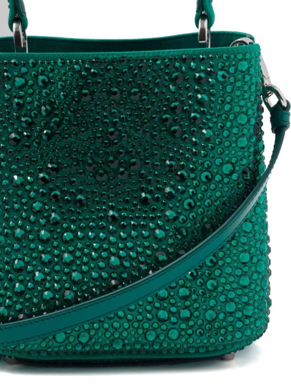 Prada small Panier crystal-embellished tote bag - Image 6