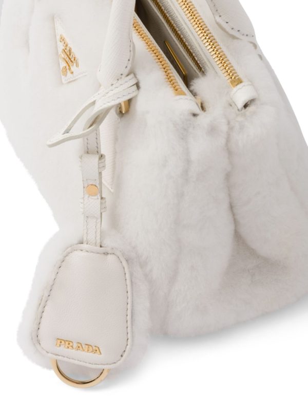 Prada Galleria shearling mini bag - Image 6