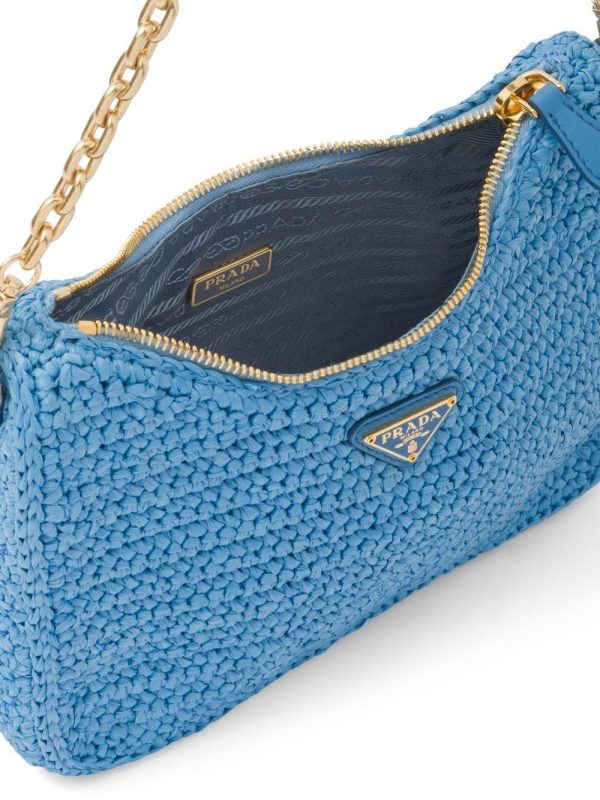 Prada Re-Edition 2005 crochet-knit shoulder bag - Image 6