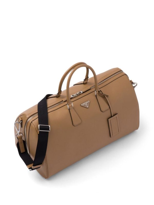 Prada triangle-logo leather bag - Image 6