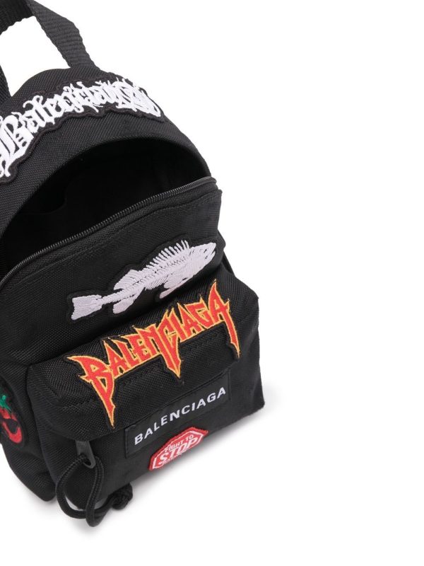 Balenciaga patch-detail crossbody backpack - Image 6