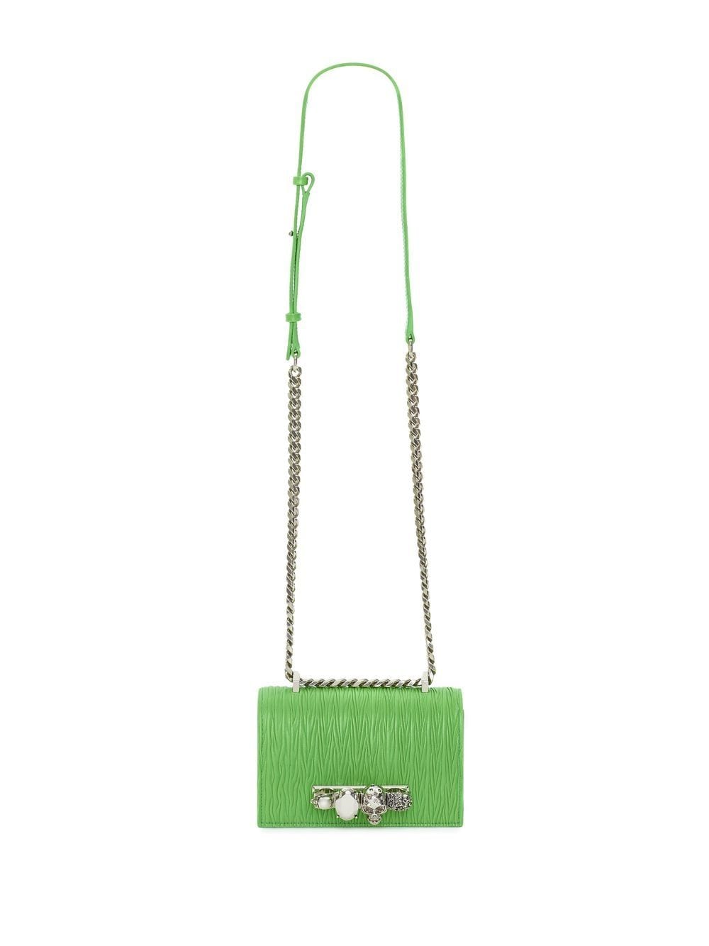 Alexander McQueen mini jewelled quilted satchel - Image 6